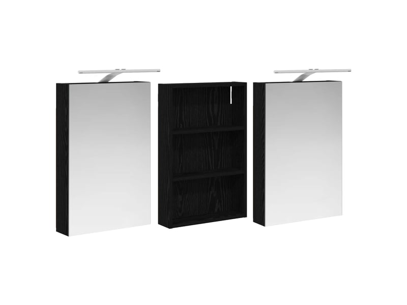 Ensemble de meubles de salle de bain 3 pcs 120x10.5x60.5 cm shl8793 - Conforama E