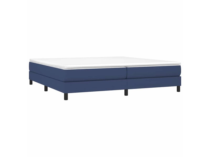  Lit double- lit adulte -  cadre de lit à lattes bleu 200x200 cm tissu  - Conforama B