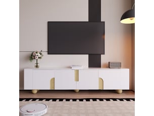 Meuble tv coloris blanc OOIILLEE