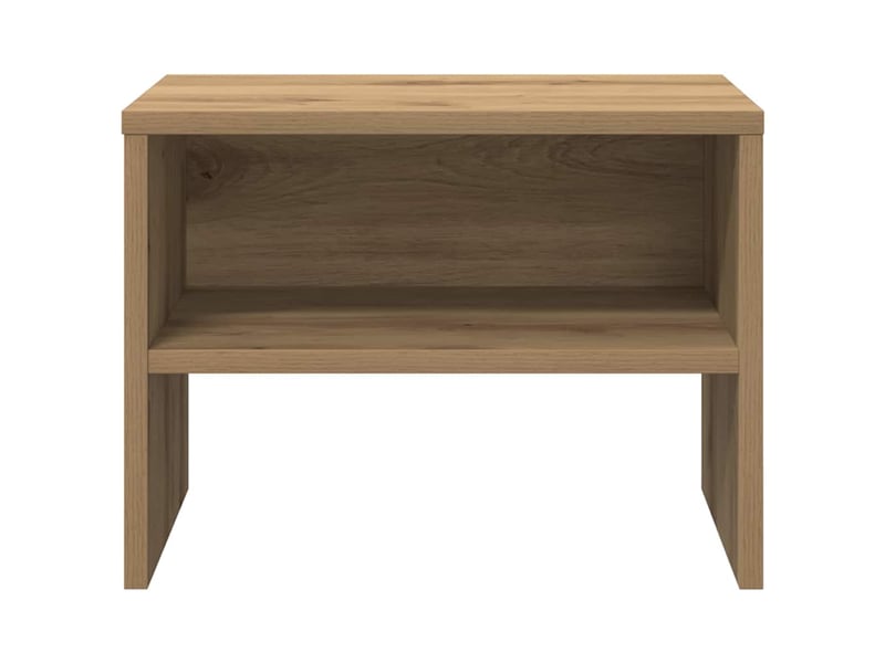  Table de chevet - cabinet de chevet - table de nuit 2 pc chêne artisanal 40 x 30 x 30 cm  - Conforama E