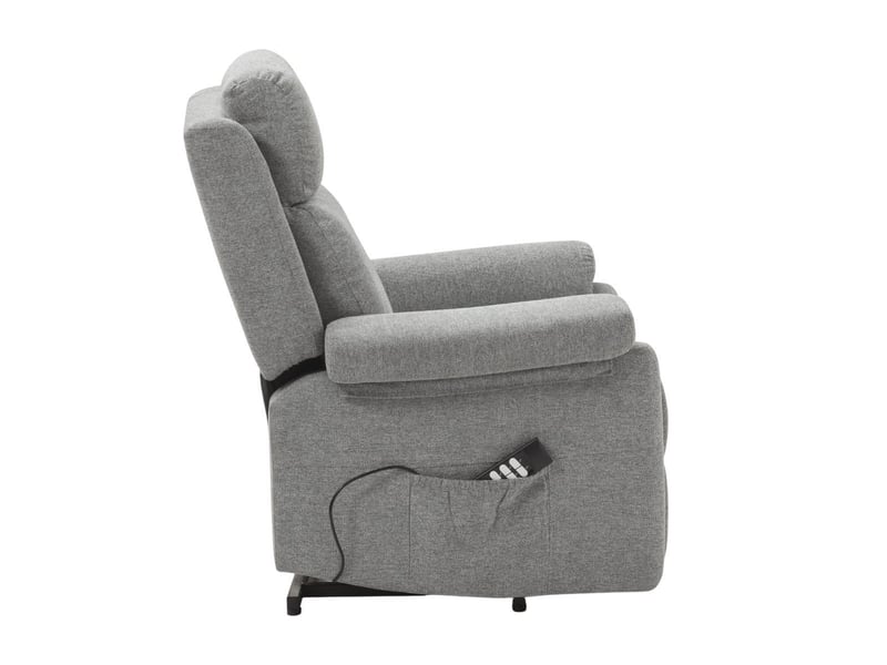  Fauteuil relax releveur électrique tissu gris-vert - maciana MACIANA - Conforama E