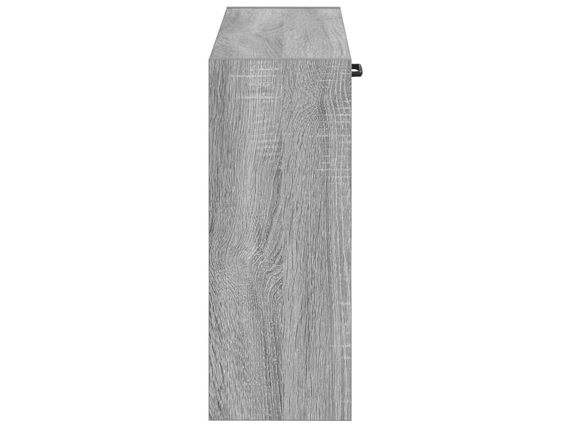  Meuble à chaussures mural, armoire à chaussures haarlem 71x17x43 cm sonoma gris  - Conforama E