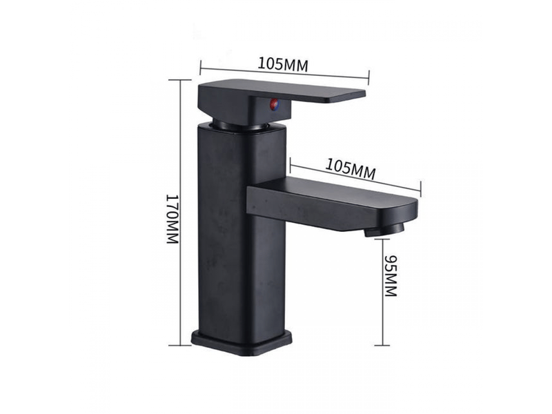  Robinet mitigeur noir pour lavabo de salle de bain à domicile  - Conforama B