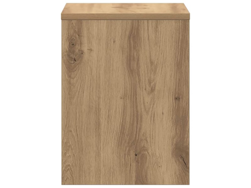  Table de chevet - cabinet de chevet - table de nuit chêne artisanal 40x30x40 cm bois d'ingénierie  - Conforama E