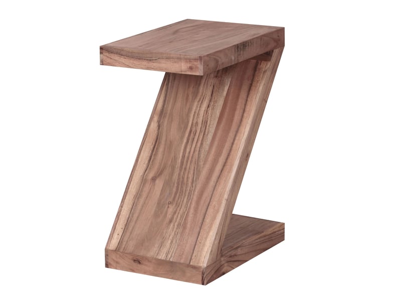  Table d'appoint z 44x30x59 cm en acacia massif - madurai  - Conforama C
