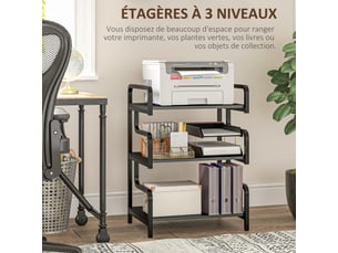 Etagère 55 cm coloris noir