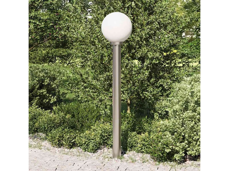  Borne lumineuse, lampadaire 120 cm en acier inoxydable ip44  - Conforama C