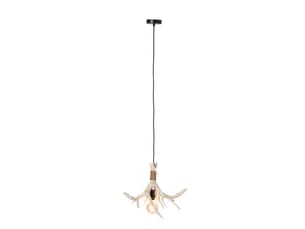Lampe suspension ramure lior 50cm beige