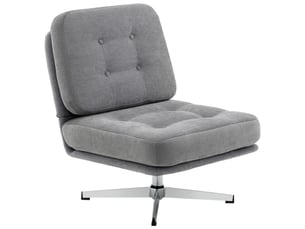 Fauteuil fixe pivotant  <strong>PANGIVO</strong> <strong></strong> Tissu gris