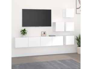 Meuble tv coloris blanc 30.5 cm <strong></strong>  <strong></strong>