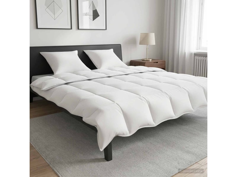  Duvet - couette complet toute l'année blanc 260 x 220 cm fibre de bambou  - Conforama B