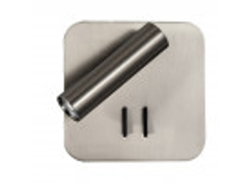  Applique murale fabrilamp manet nickel led intégrée 2 w 130 lm 4000 k 14x14x12 cm 171462C03 - Conforama B