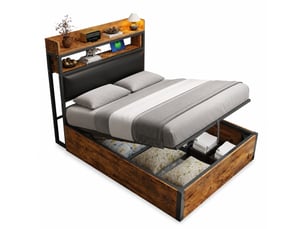 Lit coffre 90x200 cm    coloris noir