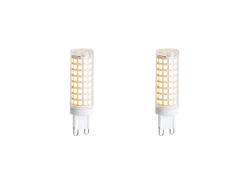 Lot de 2 ampoules led g9 à intensité variable 5,5w 500 lm 2700k  - Conforama A