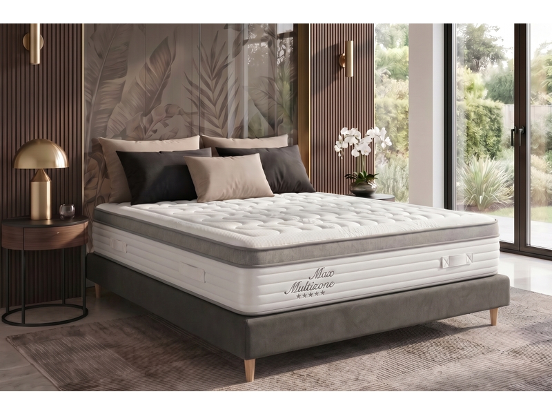  Matelas viscosoft grand max multizone - 80x200 cm - fermeté medium- moonia  - Conforama B