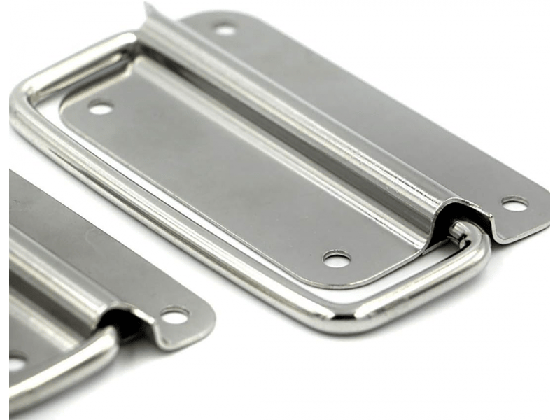  Poignées pliantes en acier inoxydable, poignée de porte en métal, pour boîte à outils et porte d'armoire (4 pièces)  - Conforama C