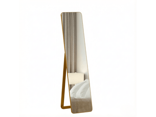 Miroir rectangulaire à poser coloris bois clair <strong>DESMIU</strong> <strong></strong> - 37 cm x 37 cm