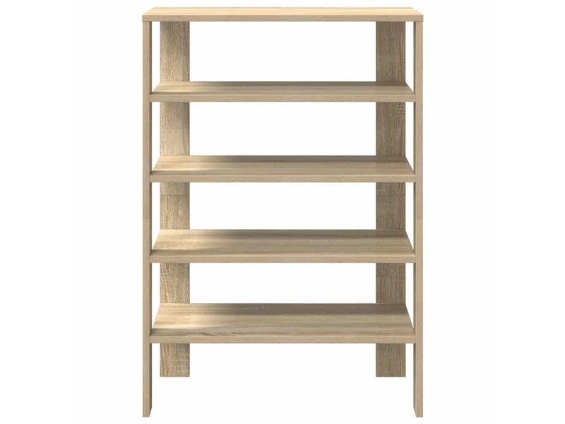  Meuble à chaussures, étagère à chaussures chêne sonoma 61x32x87,5 cm bois ingénierie  - Conforama D