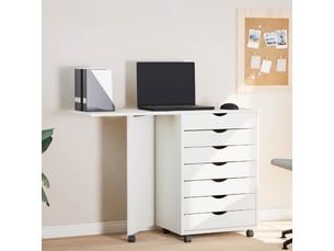 Armoire     <strong></strong> <strong></strong> coloris blanc largeur 105.5 cm