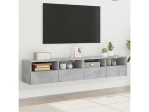Meuble tv coloris gris 80 cm <strong></strong>  <strong></strong>