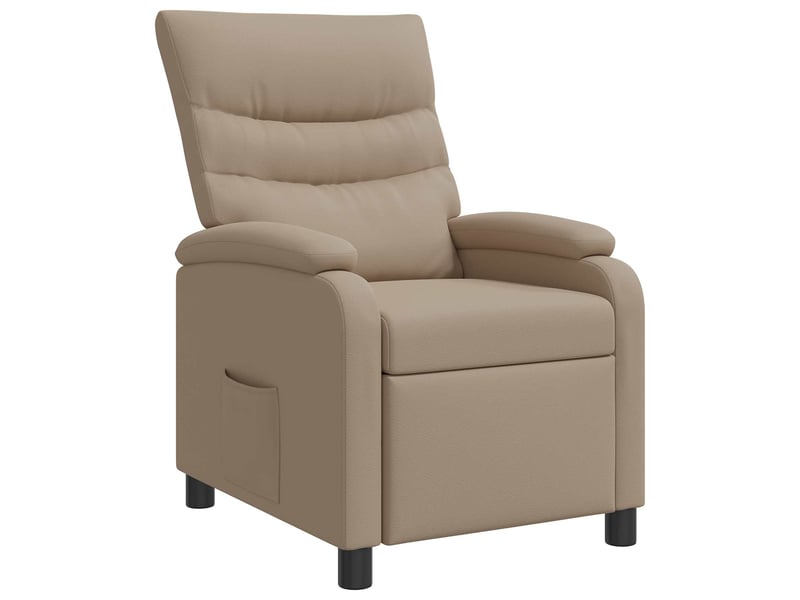  Vidaxl fauteuil inclinable cappuccino simili cuir  - Conforama A