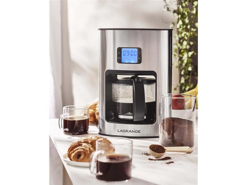  Lagrange - cafetière filtre programmable 12 tasses 1000w  529001 - naos 529001 - Conforama E
