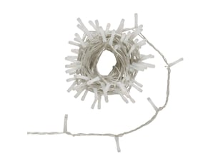 Guirlande lumineuse d'extérieur 7,5 m 100 led multicolore fil transparent 13 fonctions avec minuteur sur secteur