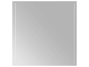 Miroir de salle de bain, miroir de toilette led transparent 60 x 60 cm verre trempé cf62599