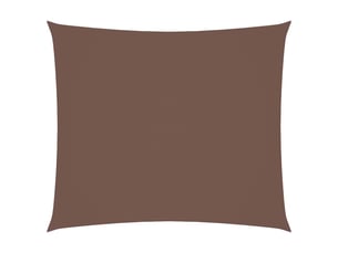 Voile de parasol - voile d'ombrage tissu oxford rectangulaire 2,5x3 m marron