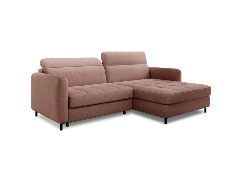  Canapé d'angle collection goumsi coloris saumon  - Conforama A