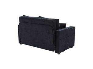 Canapé de salon, canapé chenille; en chenille, porte-gobelets, port usb, avec accoudoirs