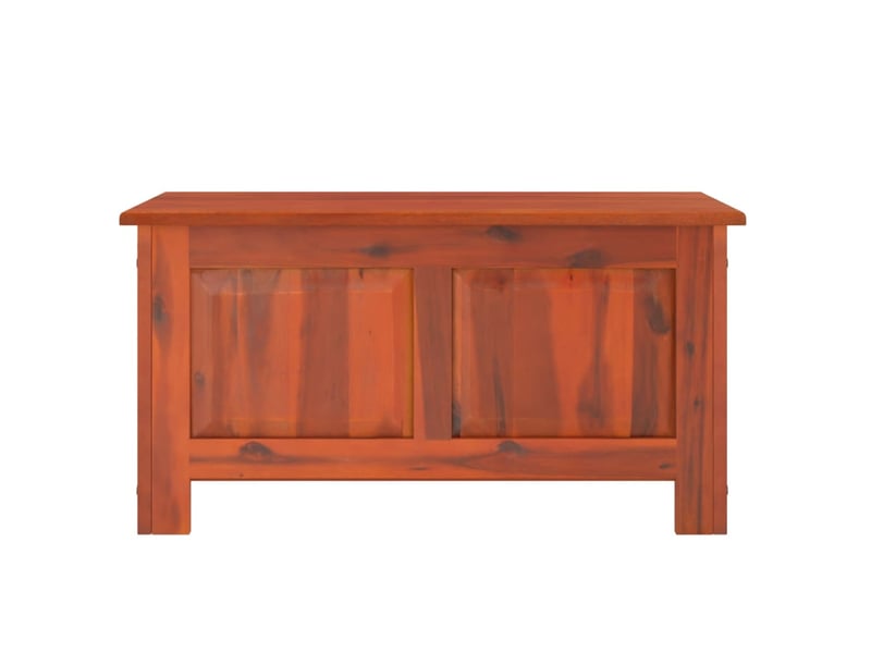  Coffre de rangement avec couvercle marron bois massif d'acacia shl34051  - Conforama D