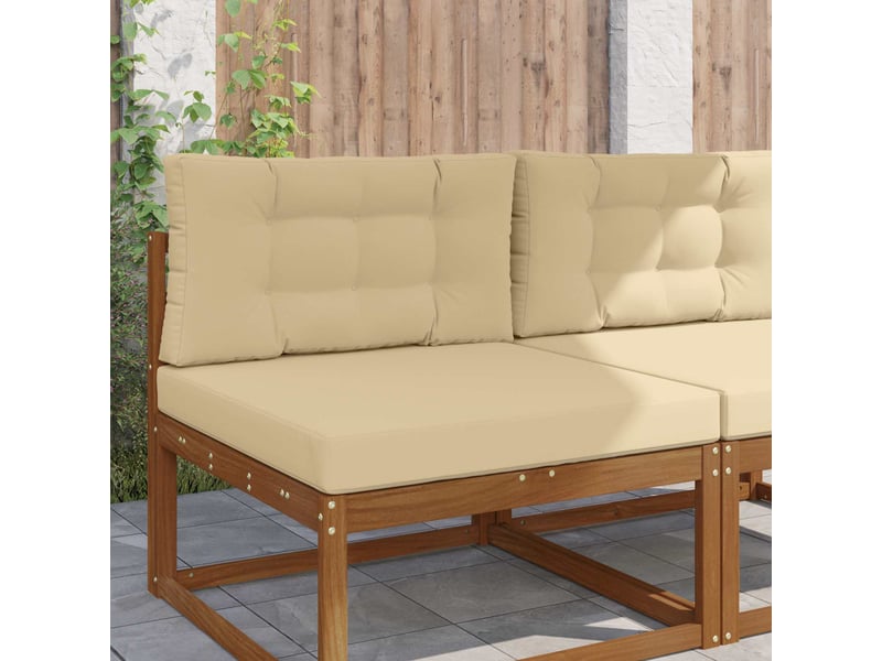  Coussin de canapé d'extérieur, coussin de chaise polyester beige 80 x 80 cm cf54026  - Conforama B