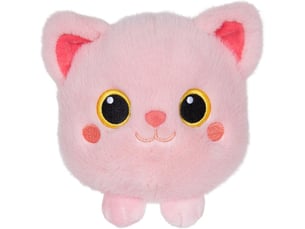 Peluche chat rond moko maru kitty 20 cm rose kawaii