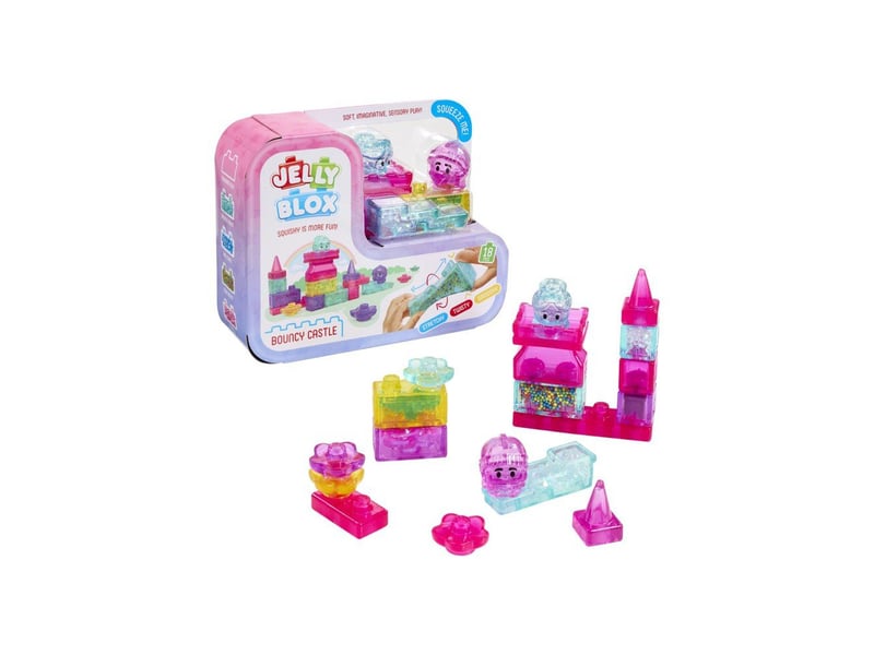 Blocs de construction sensoriels jelly blox castle 30 pieces pour enfant des 2 ans GOL8720077376847 - Conforama C