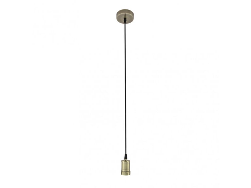  Armature de suspension fabrilamp puja cuir 1 x e27 réglable 22-85 cm 10x10 cm 201191C14 - Conforama A