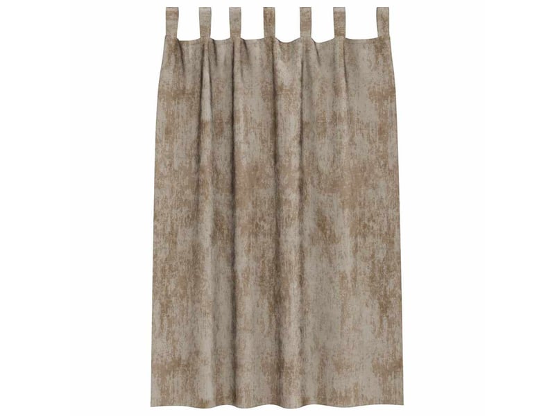 Lot de 2 rideaux en velours, rideaux de fenêtre champagne 175 x 140 cm velours cf44170 - Conforama D