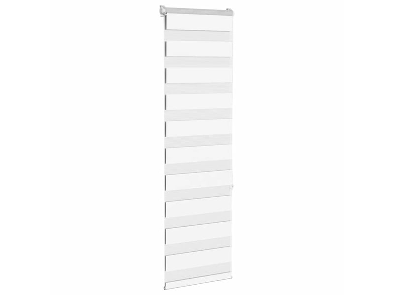  Store zèbre, store de fenêtre blanc 45x150 cm largeur du tissu 40,9 cm polyester cf48399  - Conforama C