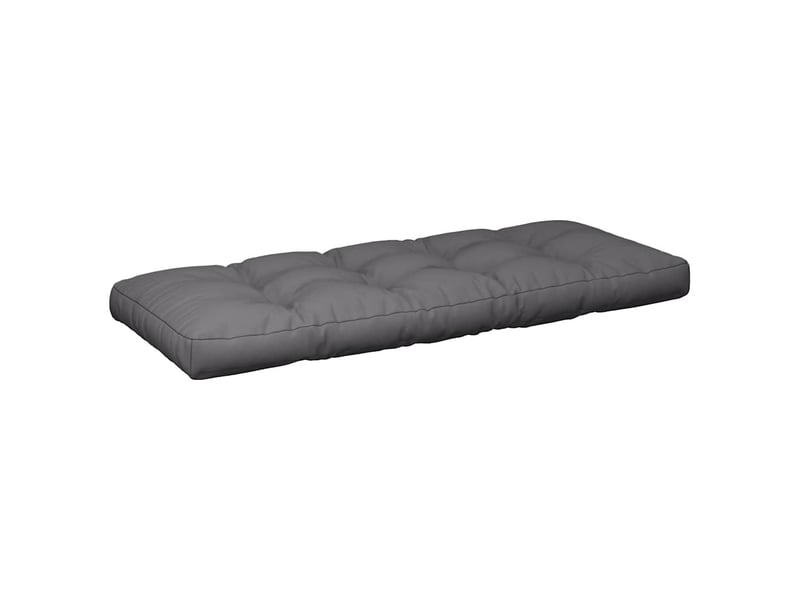  Lot de 2 coussins de palette, coussins de canapé anthracite tissu cf59481  - Conforama D
