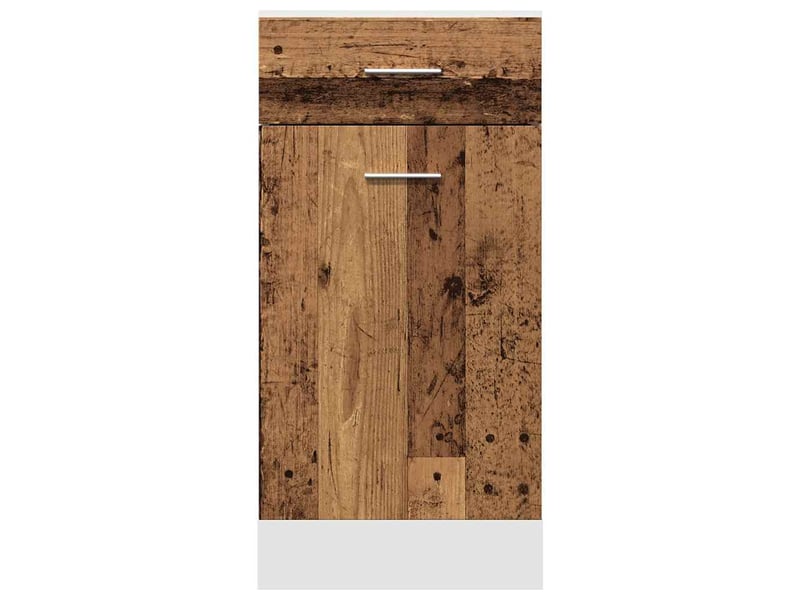  Armoire de cuisine, armoire à tiroirs lyon bois ancien 40x46x81,5cm bois d'ingénierie  - Conforama D