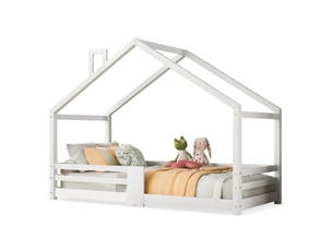 Lit cabane 90x200 cm    coloris blanc