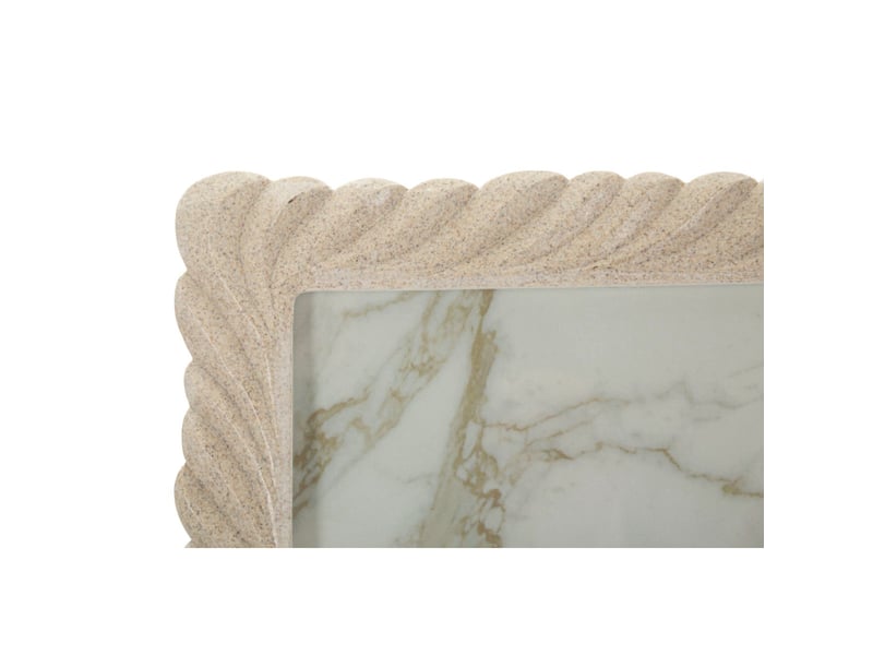  Cadre photo en résine nautica 20x25cm sable  - Conforama C