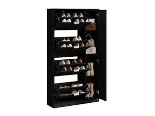 Meuble à chaussures 16 paire(s)  <strong>BEAOK</strong>  <strong></strong> coloris noir