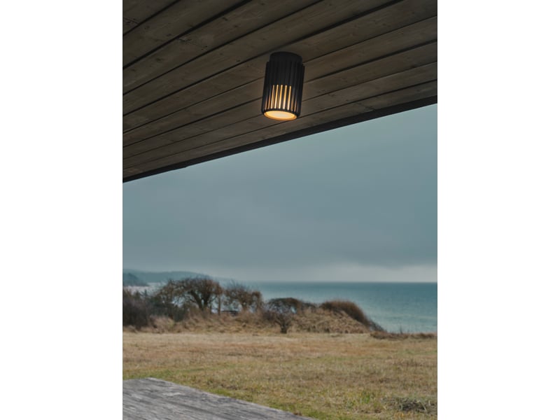  Plafonnier luminaire aludra aluminium seaside noir h. 18,8 ip54 nordlux-extérieur 2118006203 - Conforama C