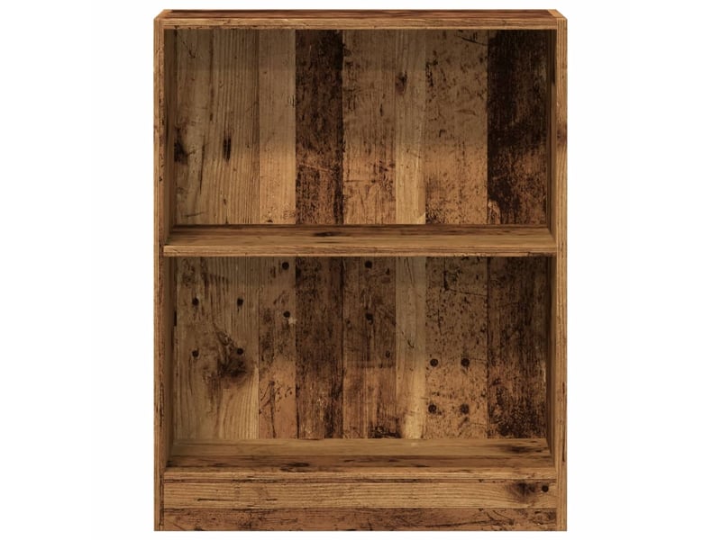  Bibliothèque, meuble de rangement salon vieux bois 60x24x76 cm bois d'ingénierie  - Conforama D