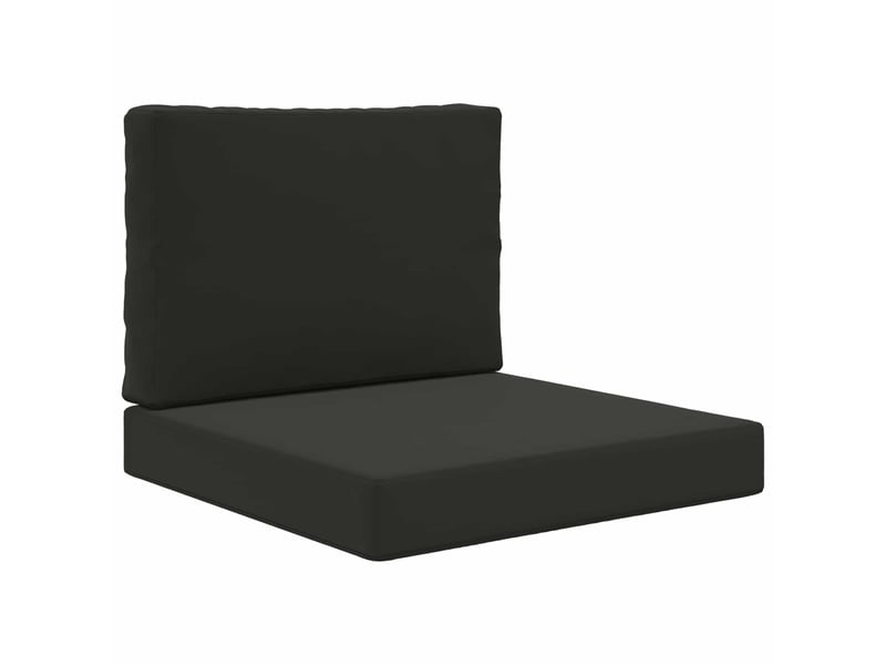  Coussin de canapé d'extérieur, coussin de chaise polyester noir 60 x 60 cm cf54125  - Conforama A