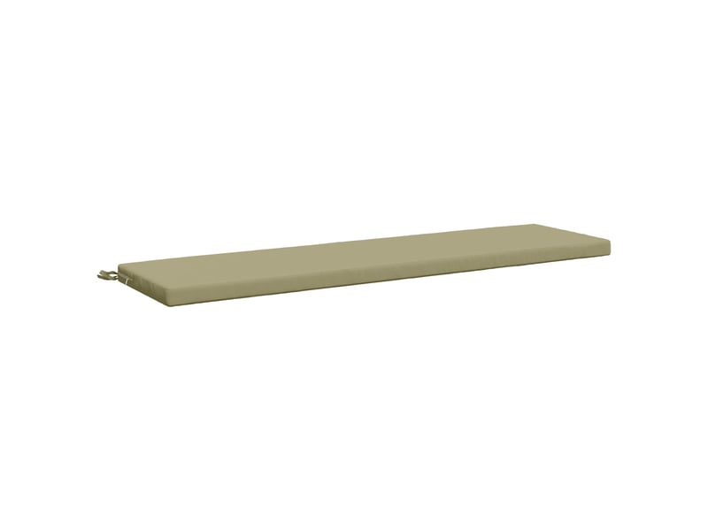 Lot de 2 coussins de banc, coussins d'assise soest 100 % polyester vert clair cf57568 - Conforama D