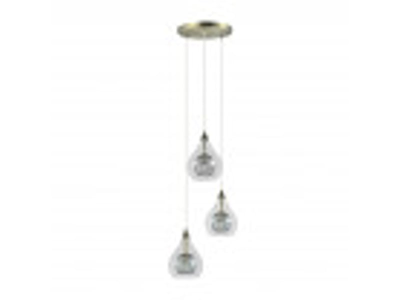  Fabrilamp lhasa, lampe, moderne, 3 x g9, cuir, 30-148 x 30 x 30 cm 154083014 - Conforama B
