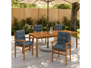 Lot de 6 coussins de chaise à dossier haut vianen cf59398