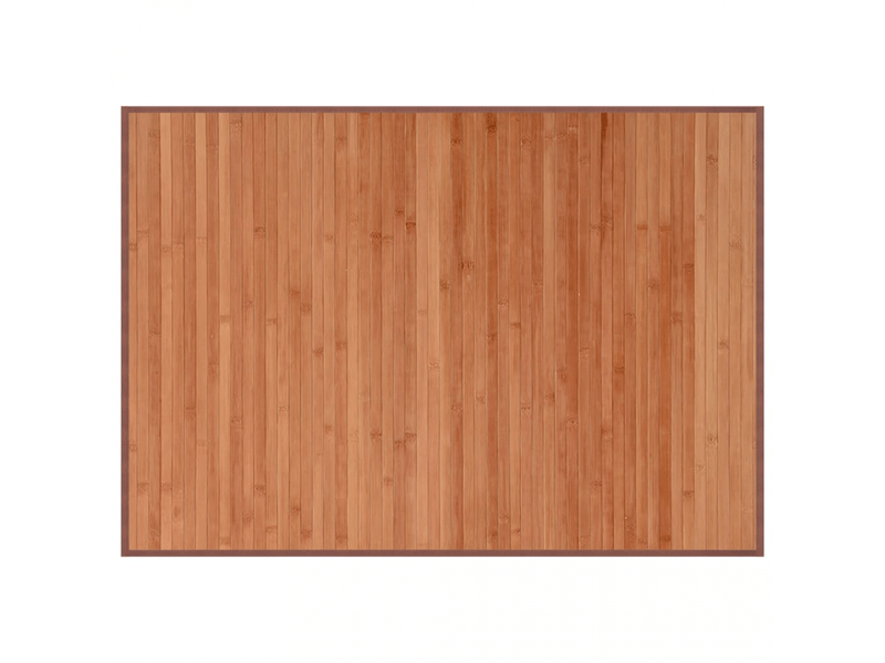  Tapis rectangulaire en bambou marron 70x100 cm - comfortxl 376866 - Conforama A